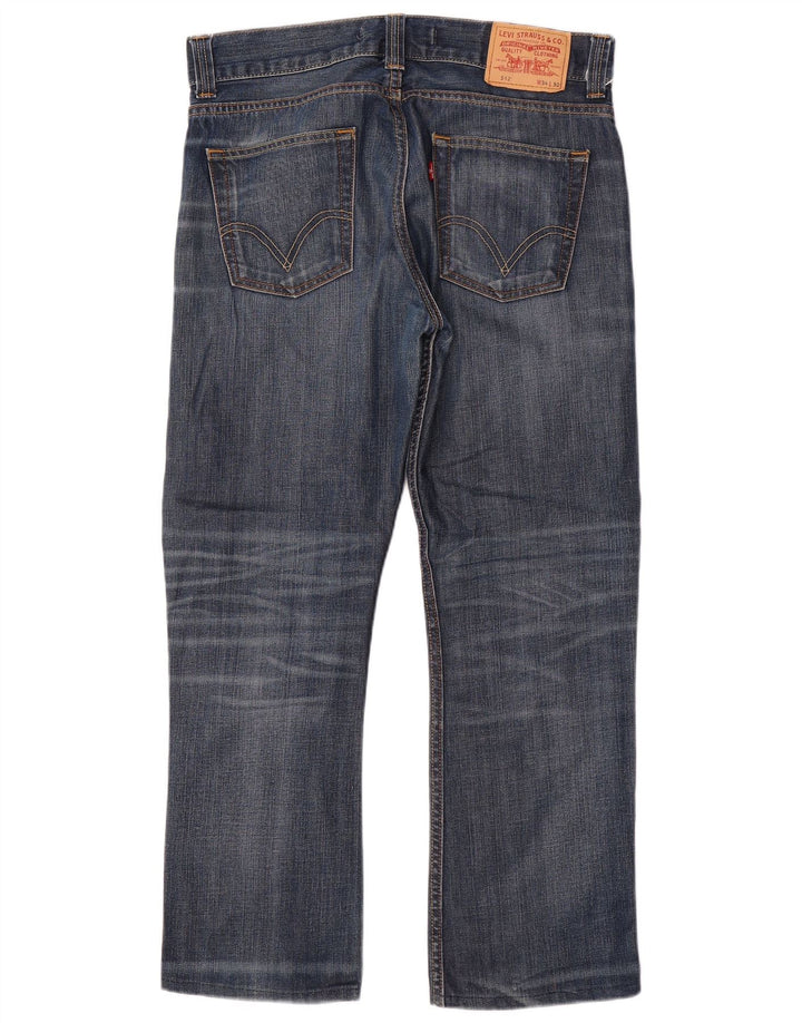 Jeans Levi's Uomo 512 Bootcut W34 L29 Blu