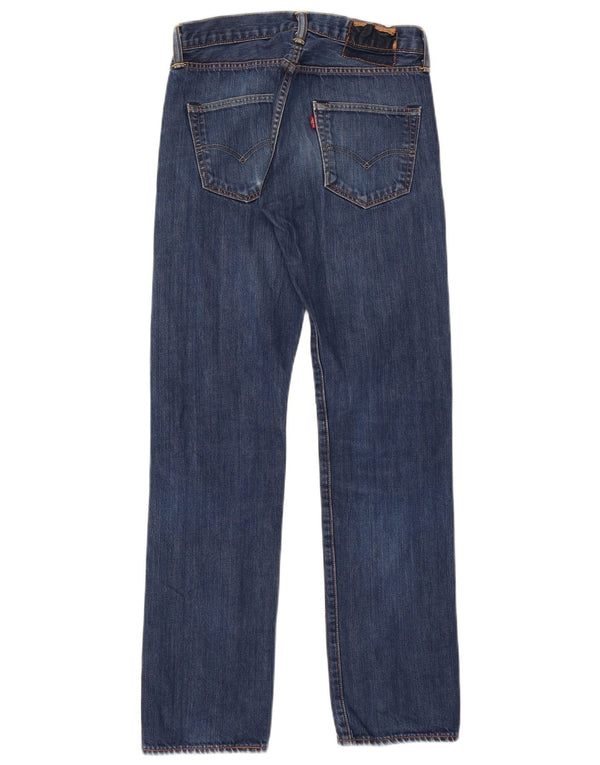 Jeans dritti da uomo Levi's W28 L32 in cotone blu