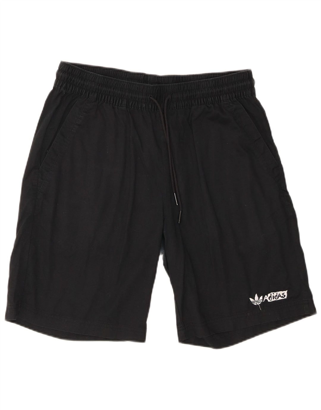 Pantaloncini chino da uomo Adidas medi W30 in cotone nero