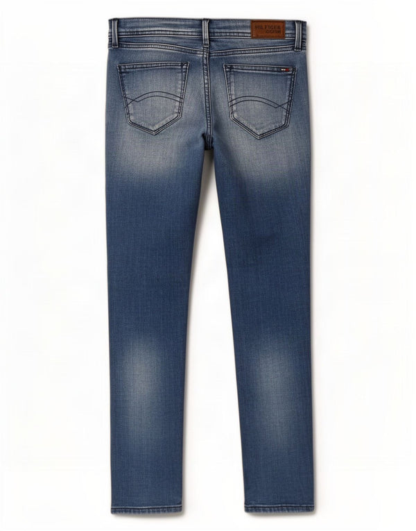 Tommy Hilfiger Womens Slim Jeans W25 L30 Blue Cotton