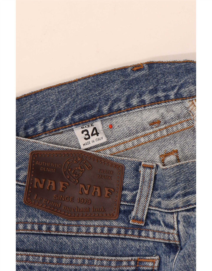 Jeans dritti da uomo Naf W34 L30 cotone blu