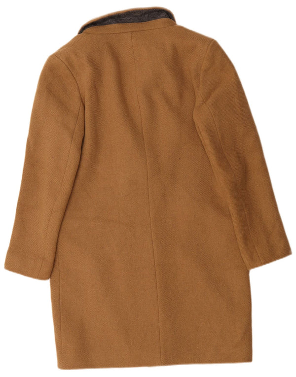 Cappotto oversize da donna Marks & Spencer UK 10 piccolo in lana beige
