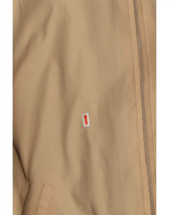 VINTAGE Mens Bomber Jacket UK 40 Large Beige