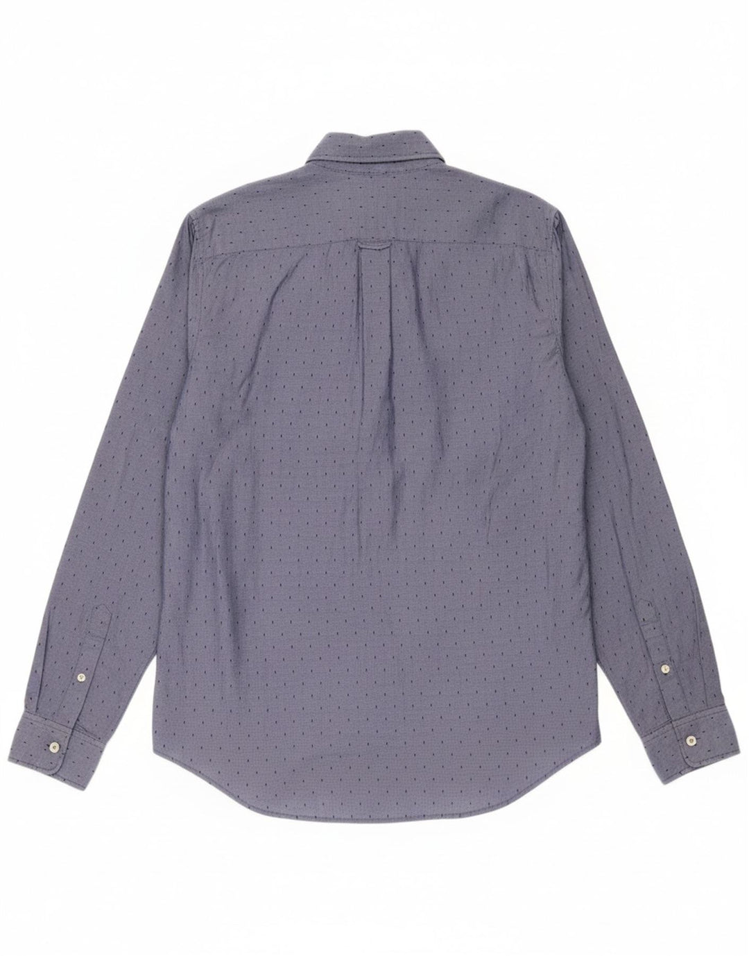 GAP Mens Shirt Medium Blue Spotted Cotton