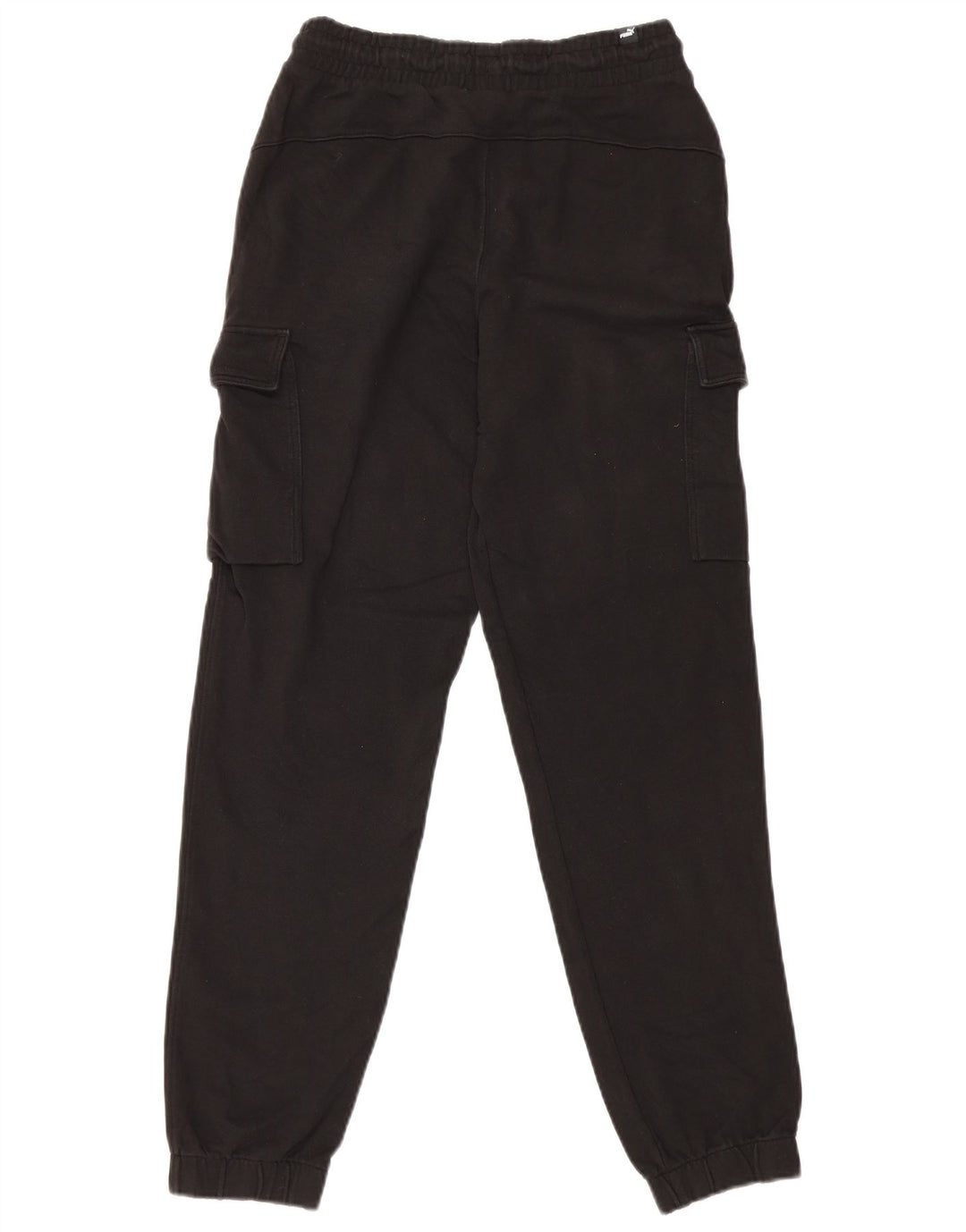 Pantaloni da tuta cargo da uomo Puma Joggers piccoli in cotone nero