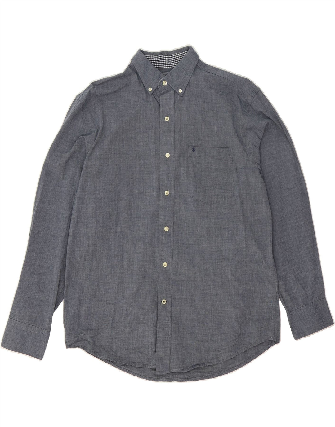 IZOD Mens Shirt Medium Navy Blue Cotton Vintage Izod and Second-Hand Izod from Messina Hembry 