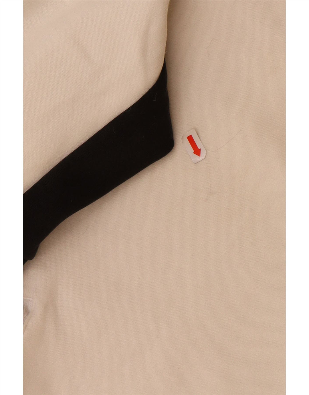 PUMA Felpa con cappuccio e zip da uomo XL in cotone color block bianco sporco