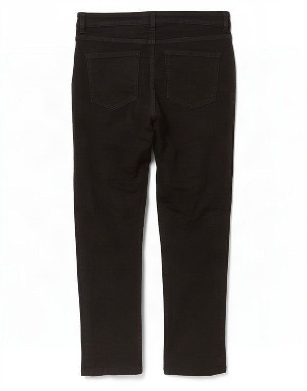 Jeans corti slim da donna Marks & Spencer UK 14 medio W30 L27 cotone nero