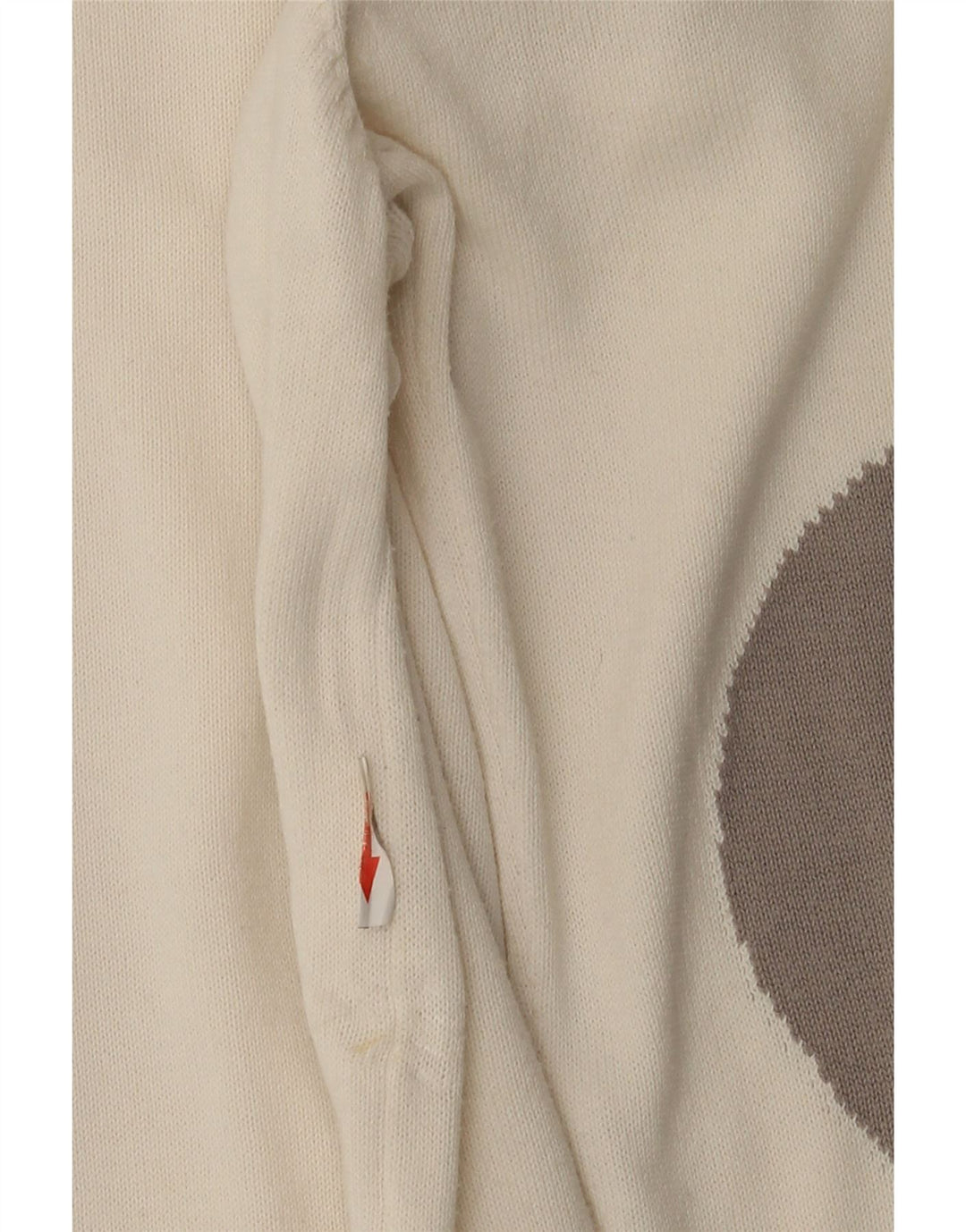 Maglione da uomo con scollo a V Emporio Armani grande bianco