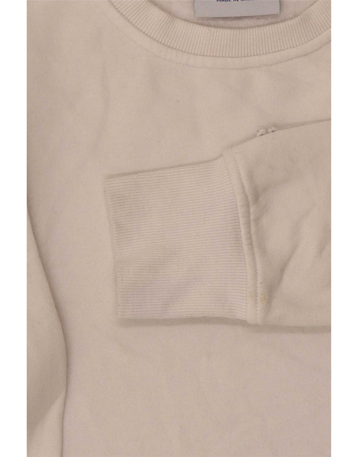 Felpa con grafica corta oversize da donna Champion, taglia UK 10, piccola, bianca