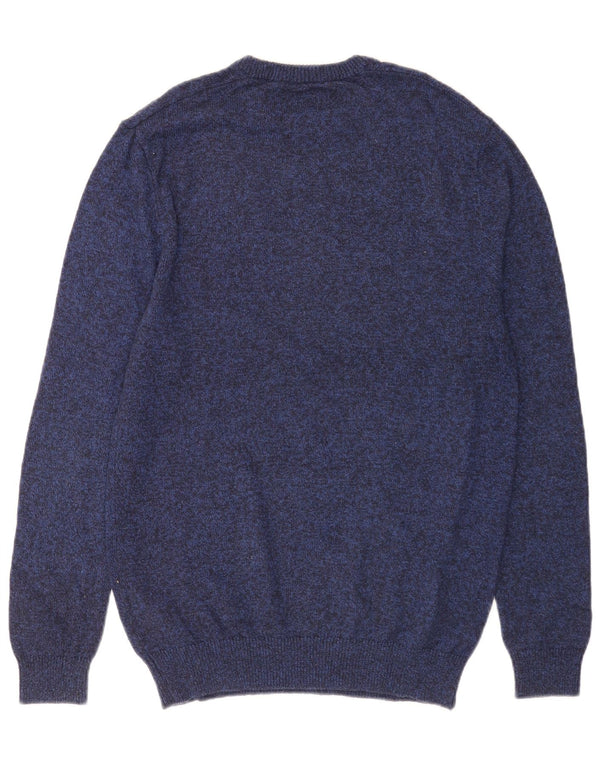 Maglione maglione girocollo da uomo Jack Wills medio blu navy screziato
