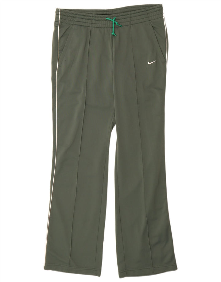 Pantaloni della tuta da donna Nike UK 8/10 Small Poliestere kaki