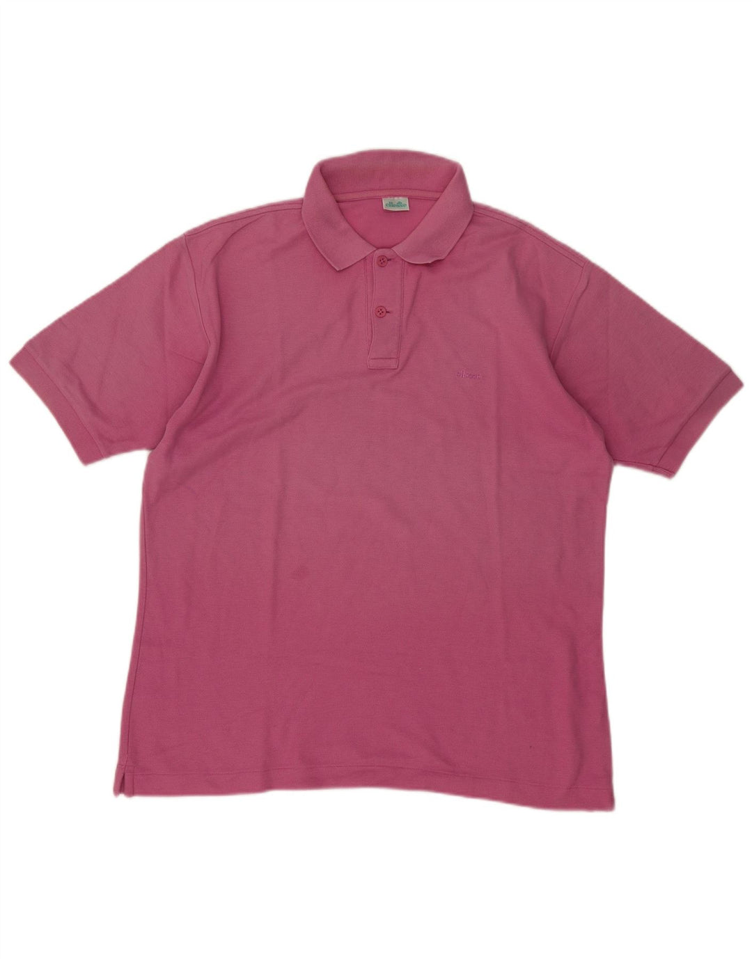 Polo da uomo Ellesse grande in cotone rosa