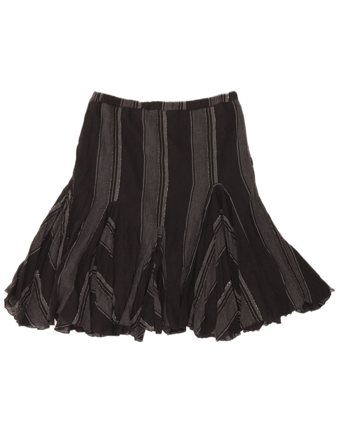 Gonna TRUSSARDI Donna A-Line IT 46 Large W32 Nera a Righe