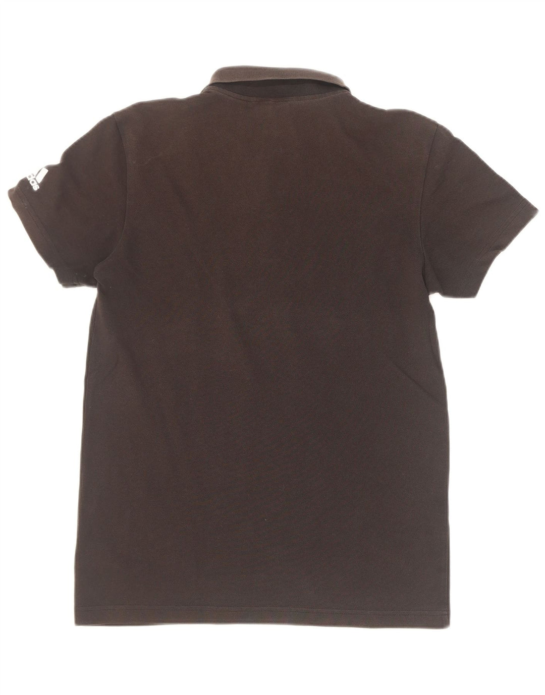 Polo Adidas da uomo piccola in cotone nero