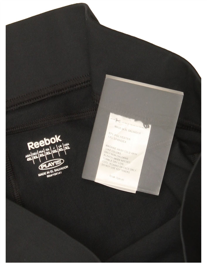 Leggings Reebok da donna UK 18 XL poliestere nero