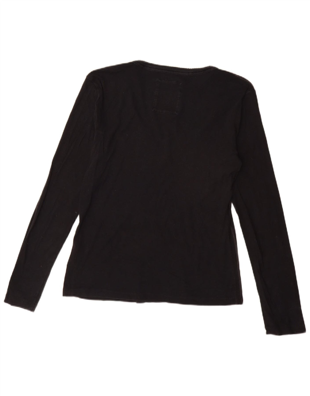 Top da donna GAS manica lunga UK 18 XL cotone nero