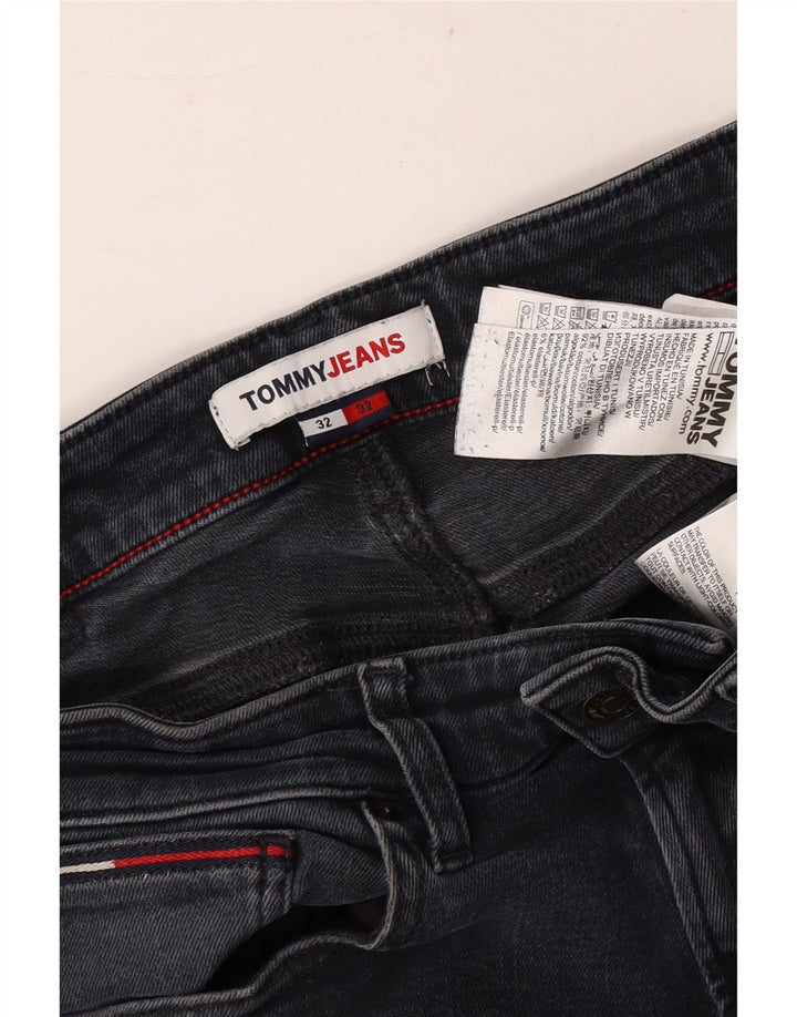 Jeans slim da uomo Tommy Hilfiger W32 L32 cotone grigio