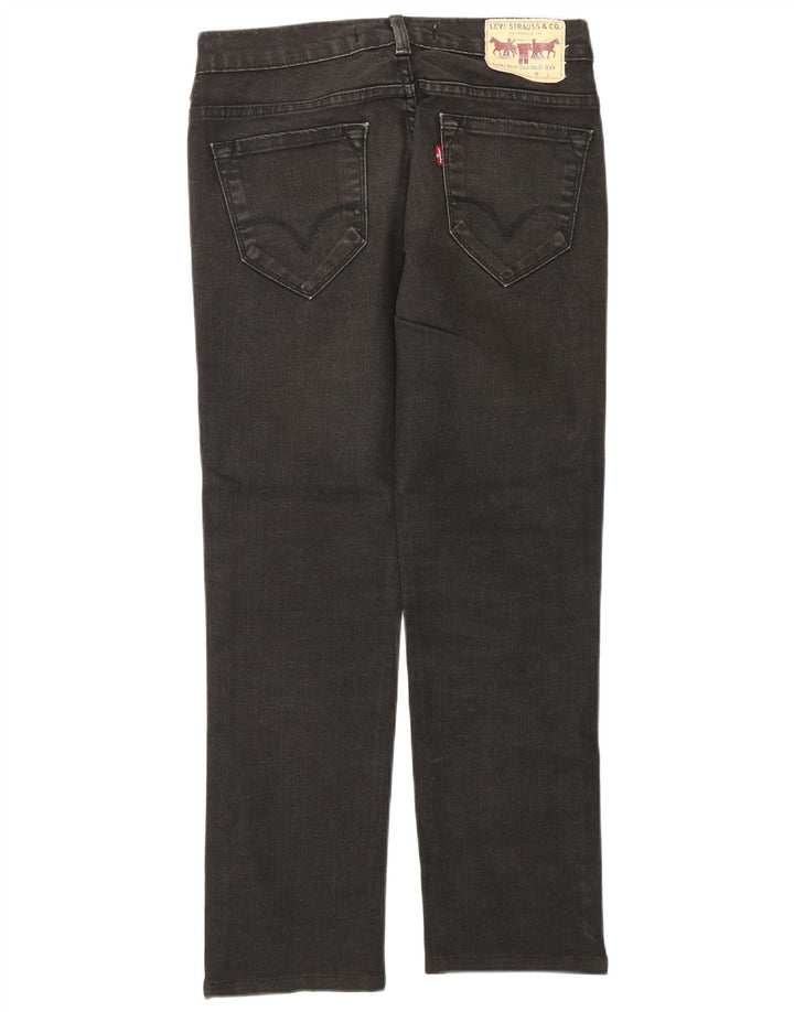 LEVI'S Jeans 519 Slim da Donna W29 L32 Cotone Grigio