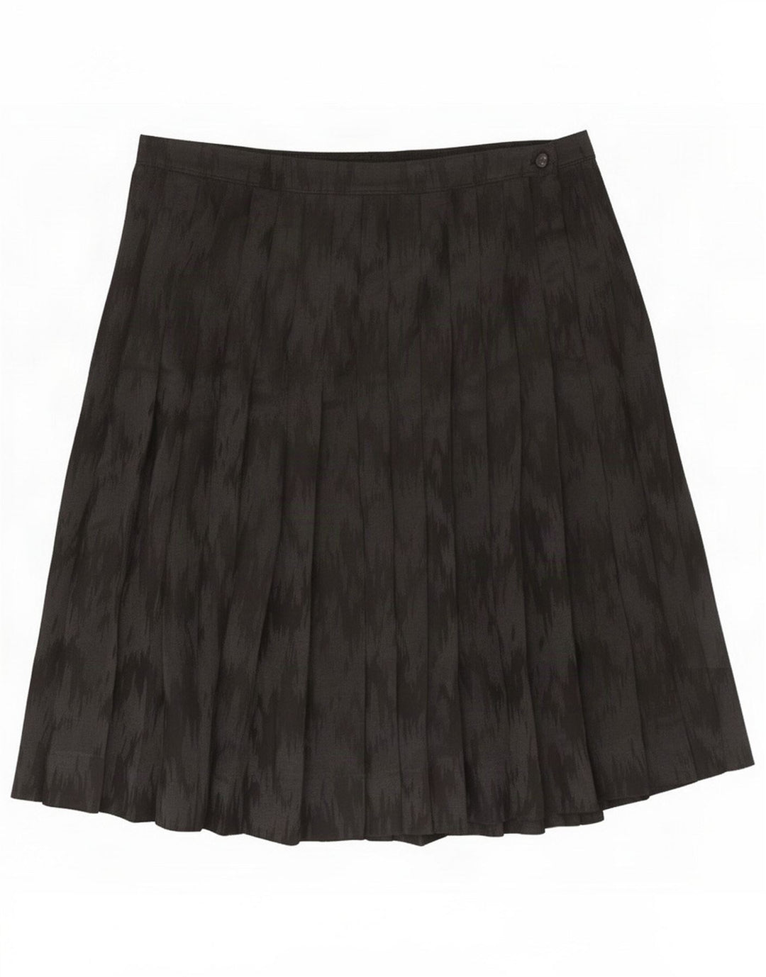 Gonna a pieghe vintage da donna con motivo astratto medio W30 Nero