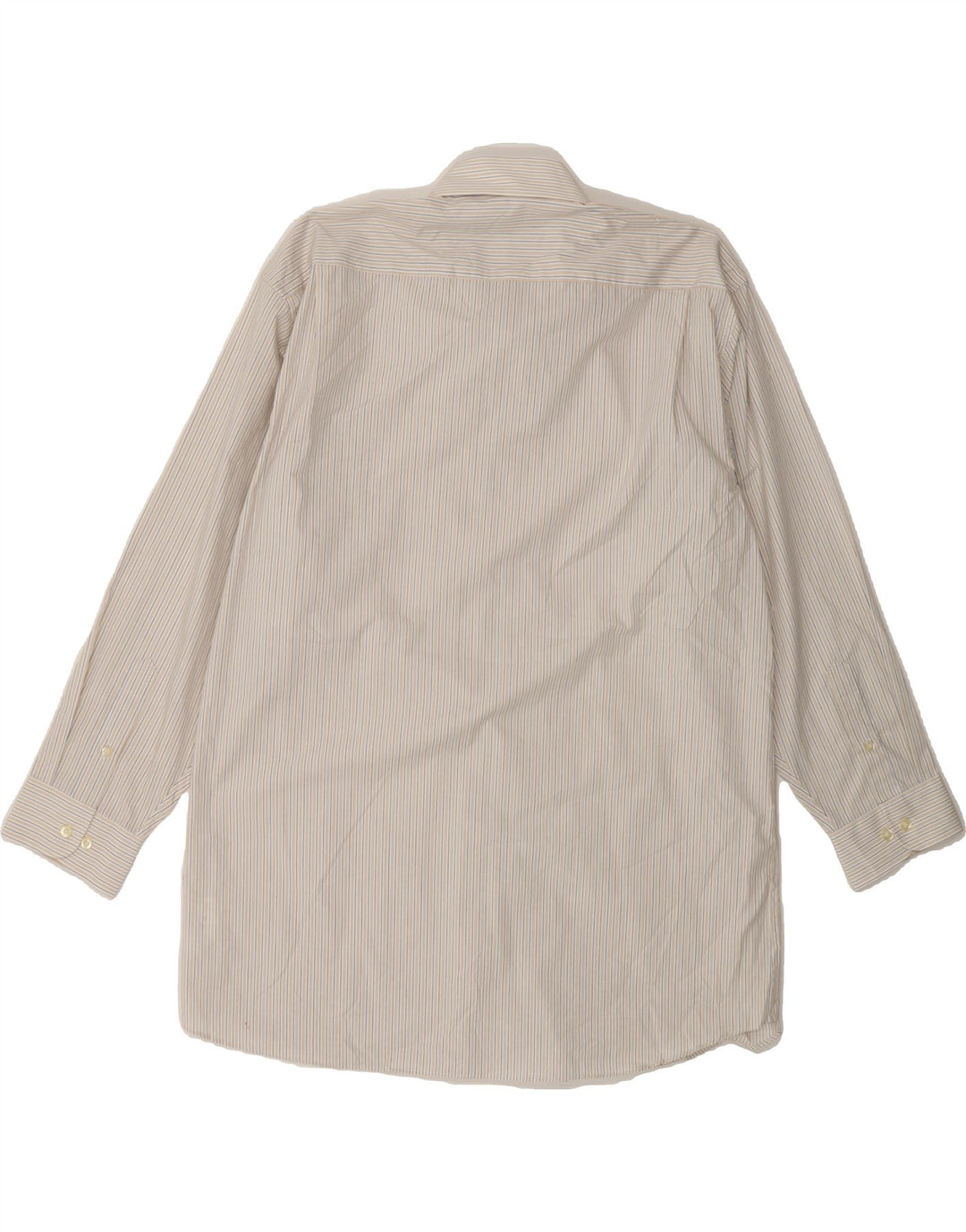 DOCKERS Mens Shirt Size 17 1/2 XL Beige Striped Cotton Vintage Dockers and Second-Hand Dockers from Messina Hembry 