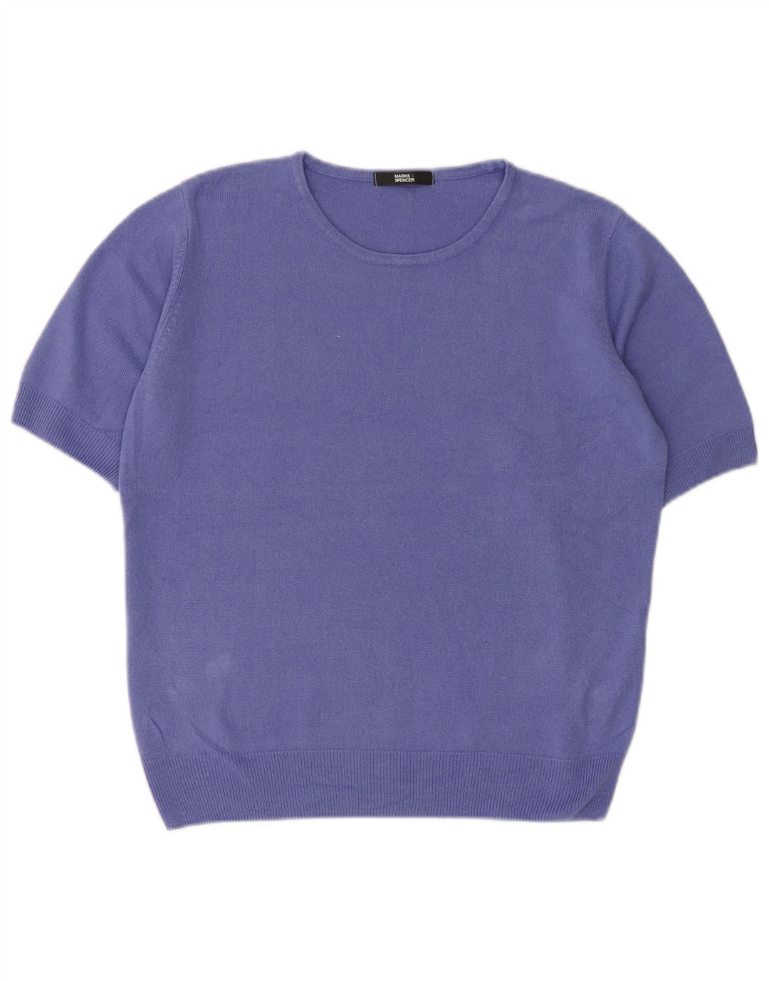 Maglione maglione con scollo a barca da donna Marks & Spencer UK 14 Viola medio