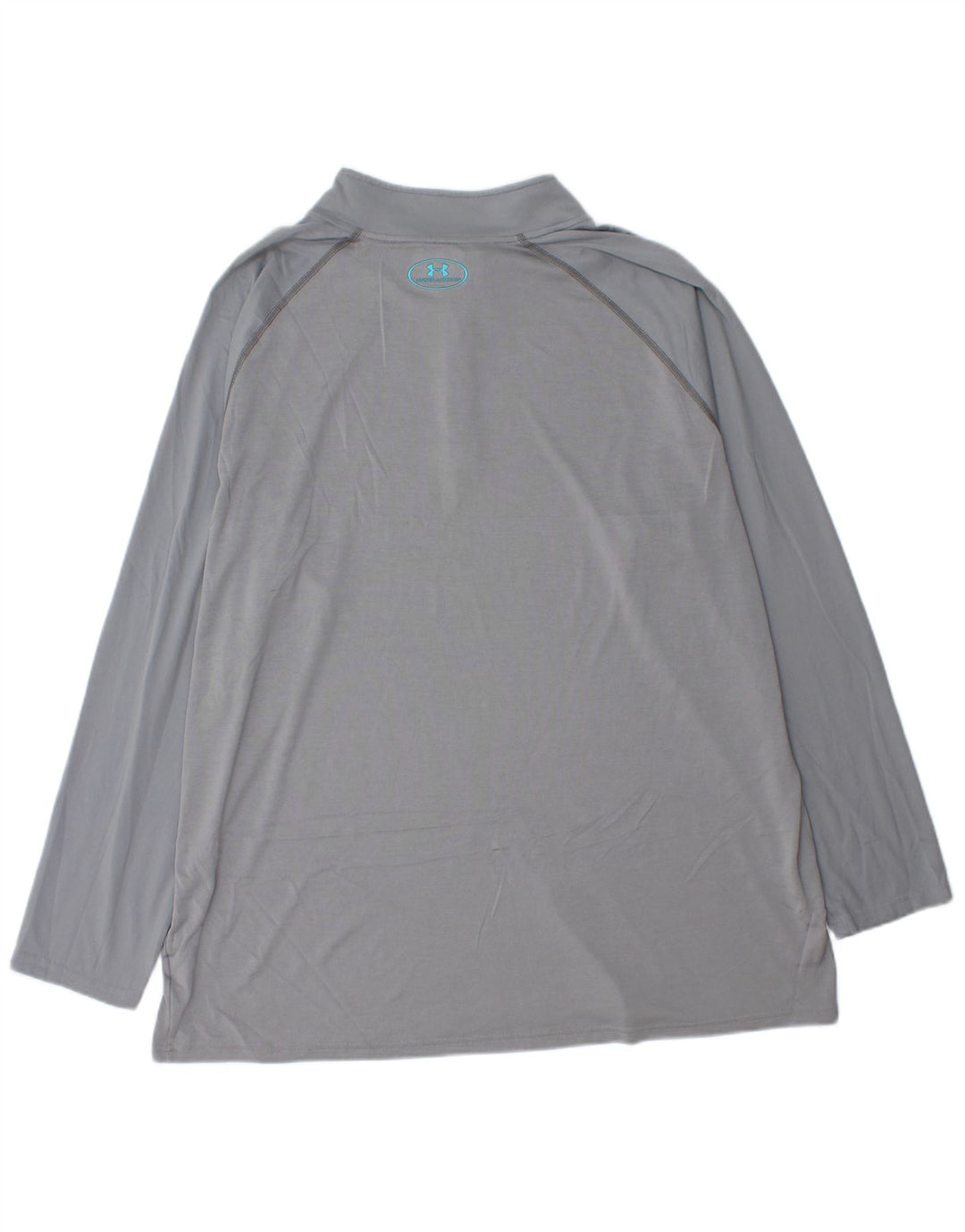 UNDER ARMOUR Top da tuta da uomo Heat Gear con zip e collo 3XL Grigio