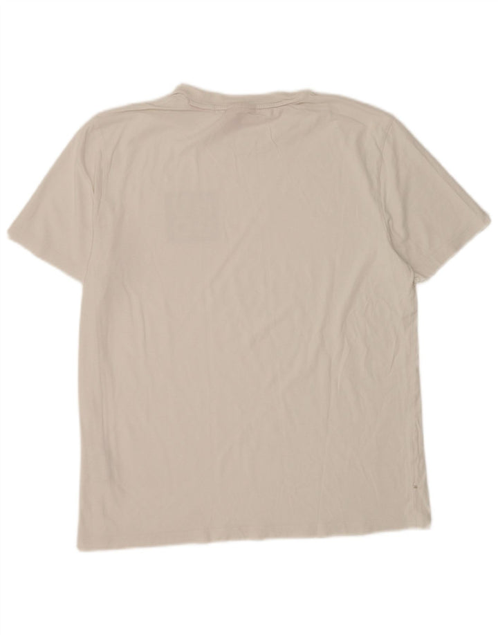 T-shirt grafica da uomo Hugo Boss Top in cotone bianco medio