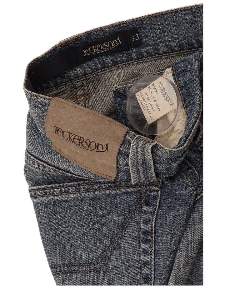 Jeans dritti da uomo Jeckerson W33 L29 cotone blu