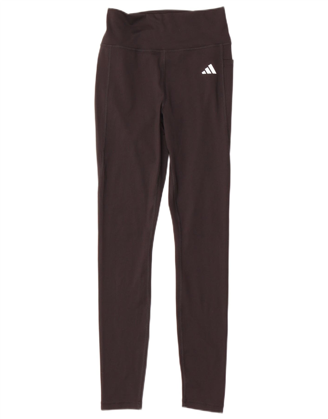 Leggings aderenti da donna Adidas UK12/14 poliestere nero medio