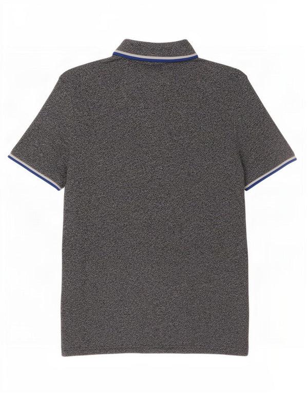 Polo da uomo Superdry in cotone blu navy medio