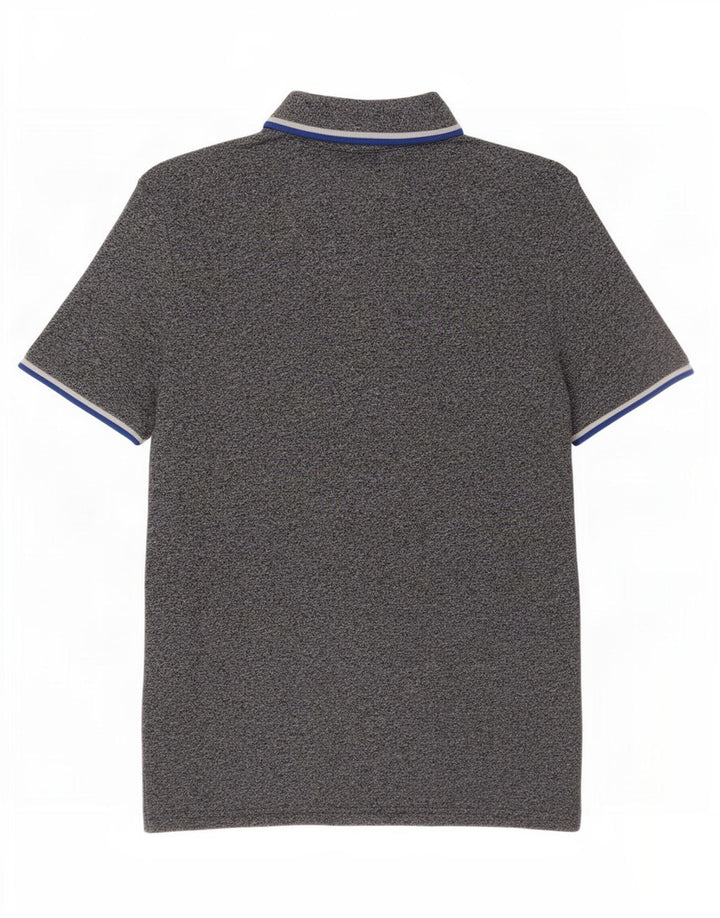 Polo da uomo Superdry in cotone blu navy medio