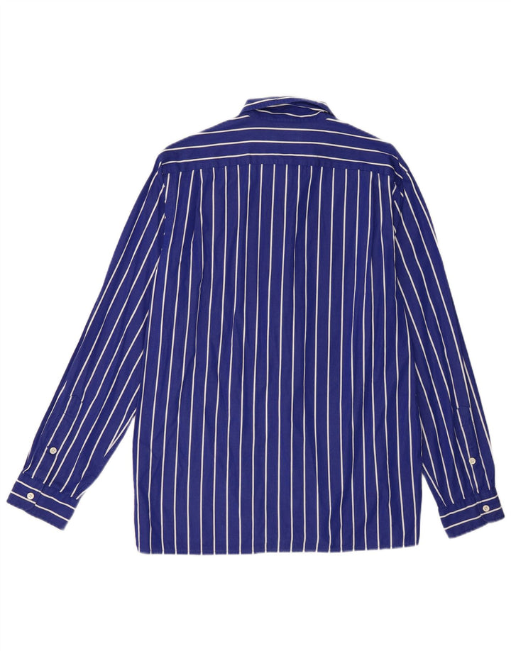 Polo Ralph Lauren Camicia da uomo in cotone a righe blu medio