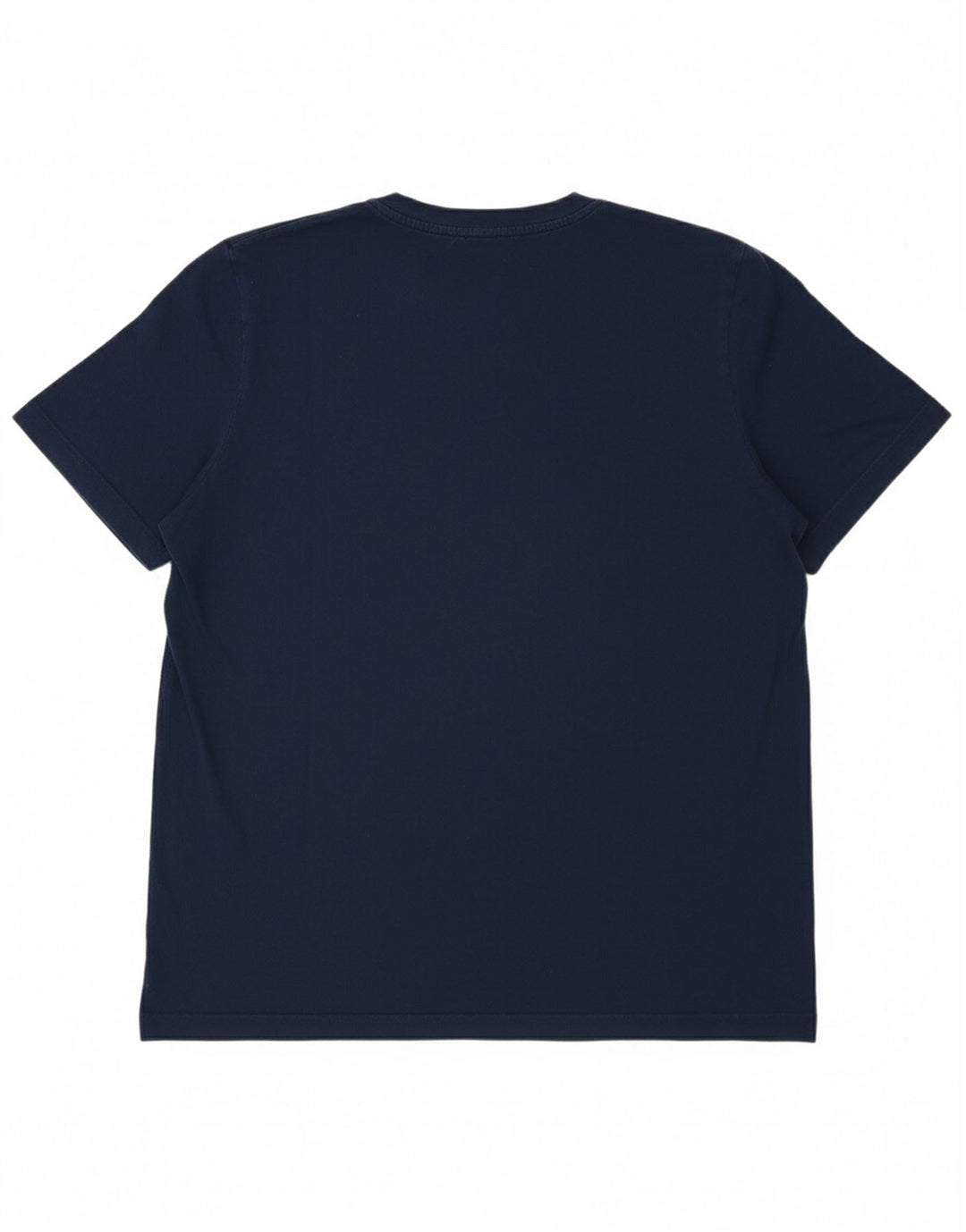 ADIDAS Mens T-Shirt Top Large Navy Blue Cotton