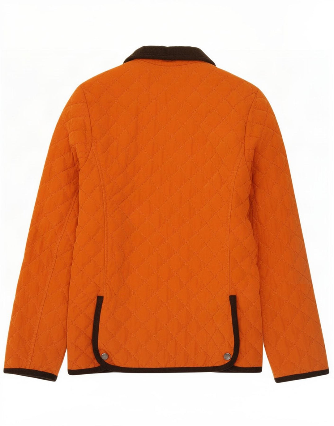 Giacca Trapuntata Donna Conte of Florence IT 44 Poliestere Arancione Medio