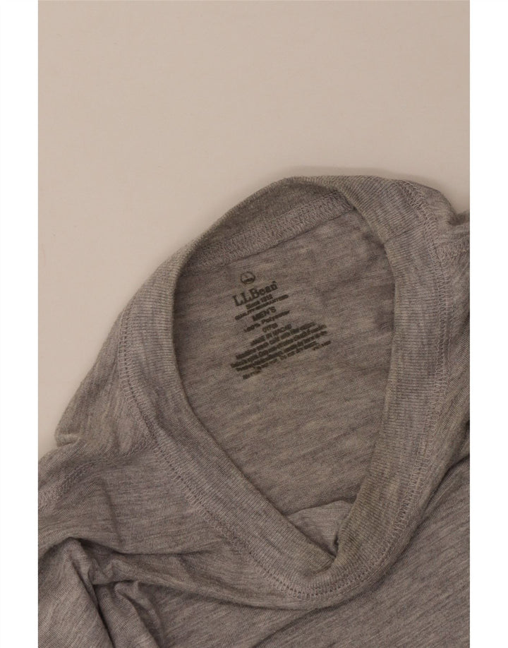 T-shirt da uomo L.L.Bean Top in poliestere chiazzato grigio medio