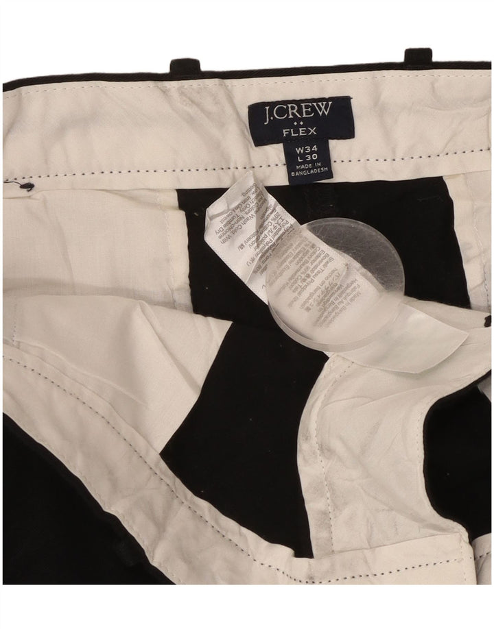 Pantaloni da abito slim slim J. Crew da uomo W34 L30 cotone nero