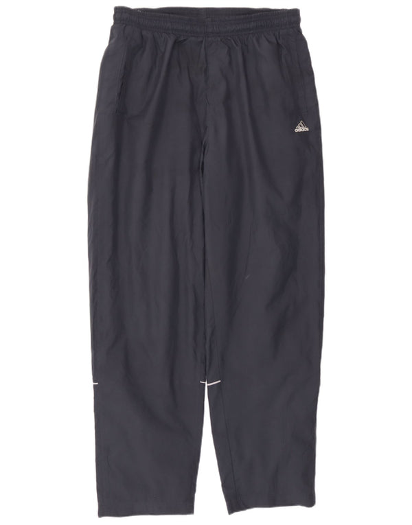 Pantaloni da tuta da donna Adidas UK 14 Large Blu Navy Poliestere