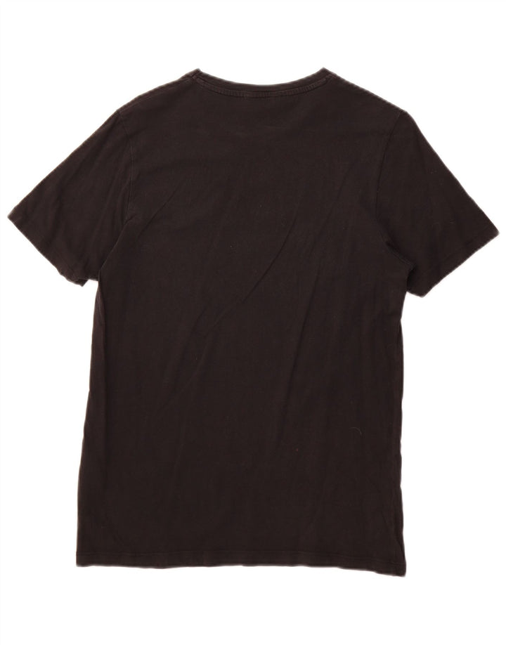 T-shirt grafica da uomo Jack & Jones Top piccola in cotone nero