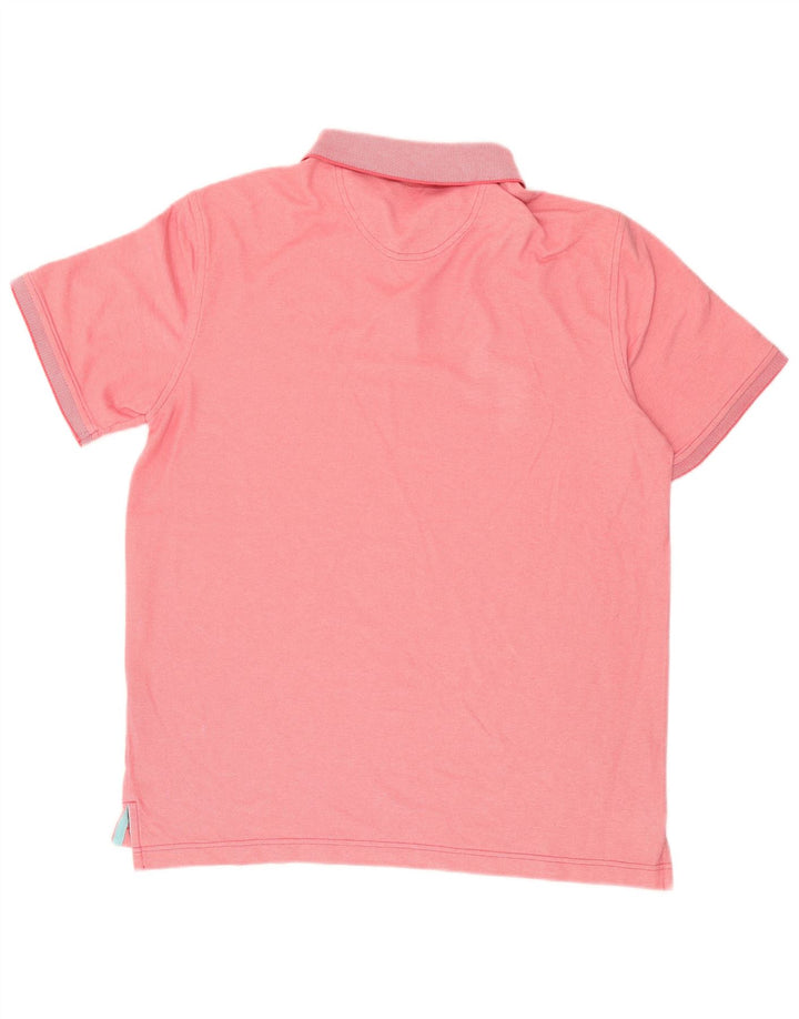 Polo da uomo IZOD in cotone rosa medio
