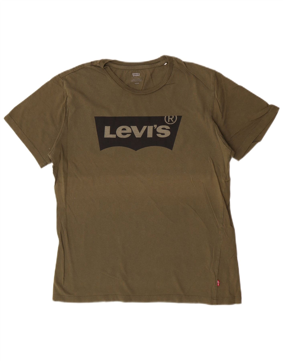T-shirt grafica da uomo Levi's Top in cotone kaki medio