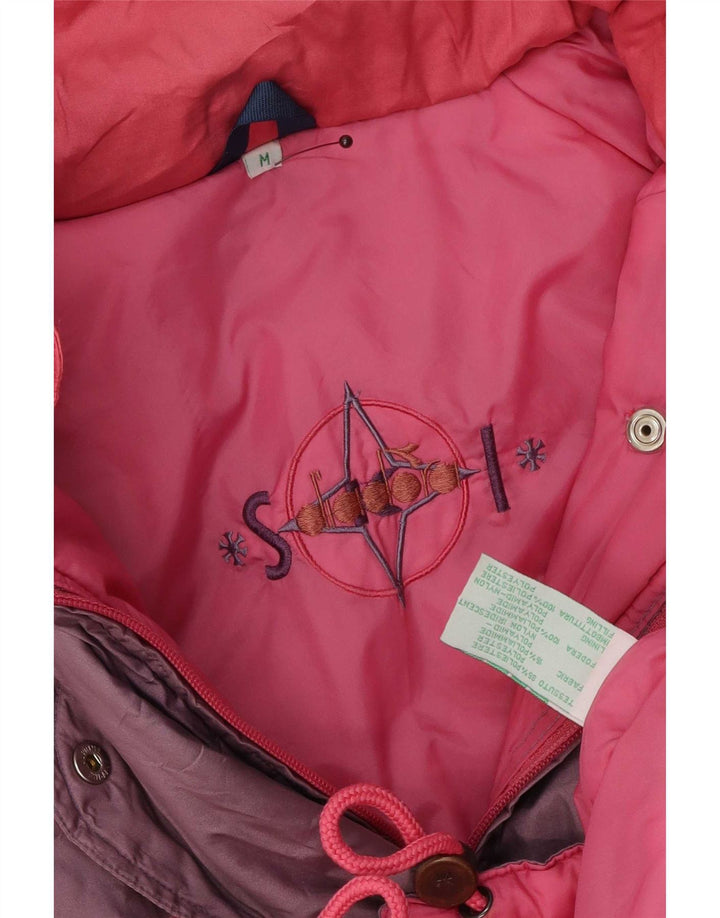 Giacca da sci da donna Diadora Loose Fit UK 14 Poliestere color block rosa medio