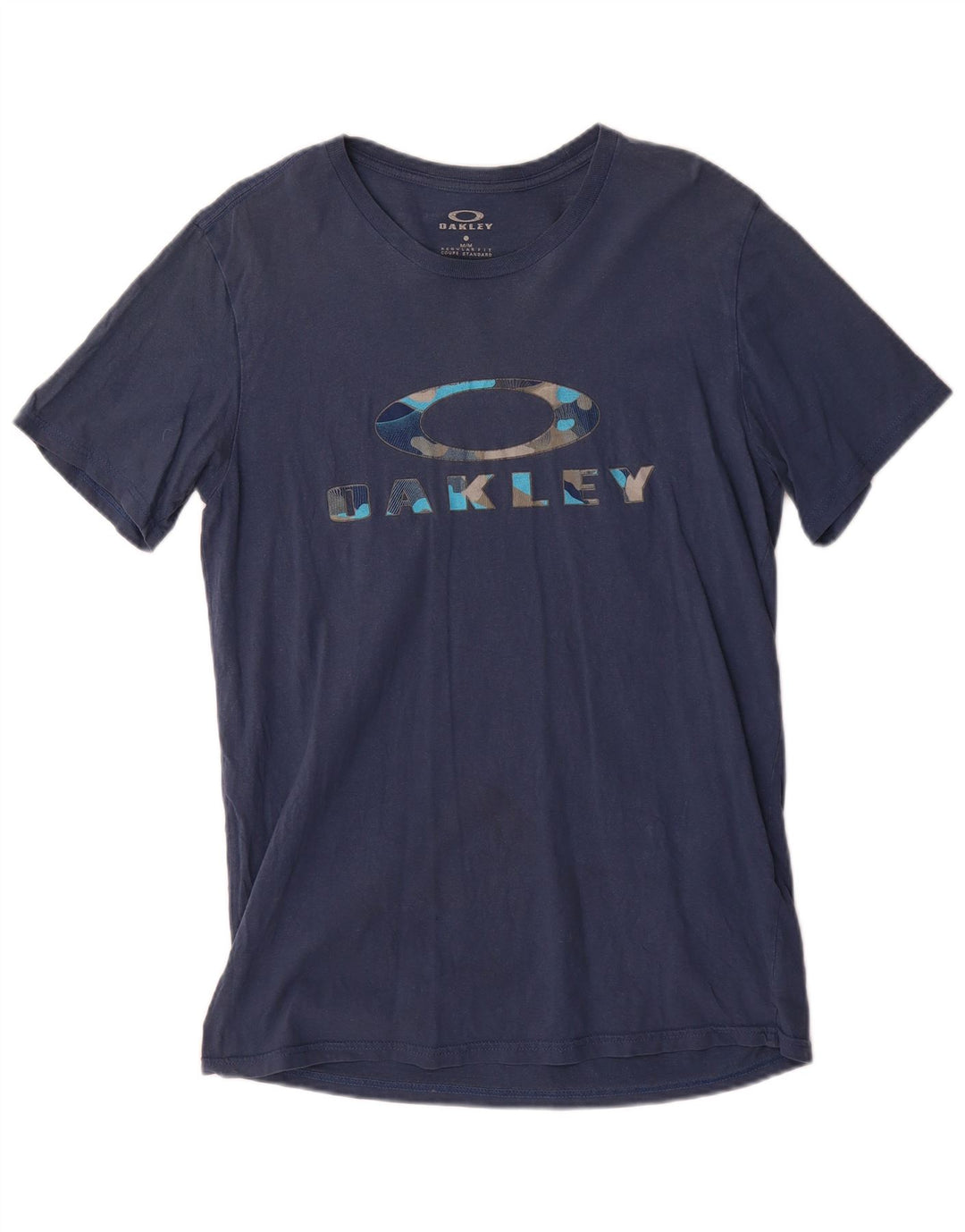 T-shirt grafica da uomo con vestibilità regolare Oakley, blu navy medio