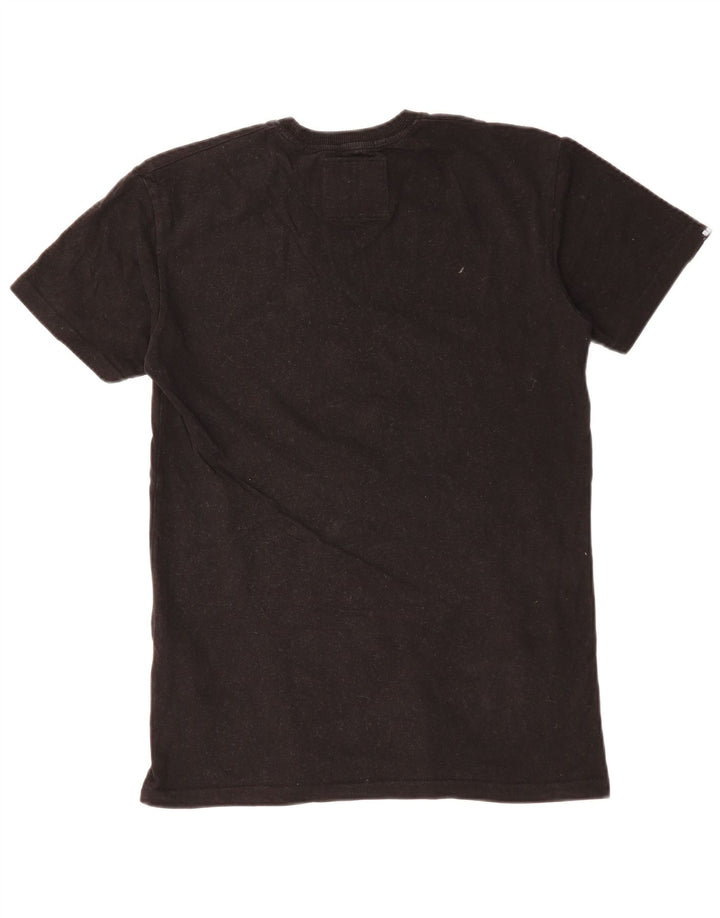 T-shirt grafica da uomo Superdry Top piccola nera