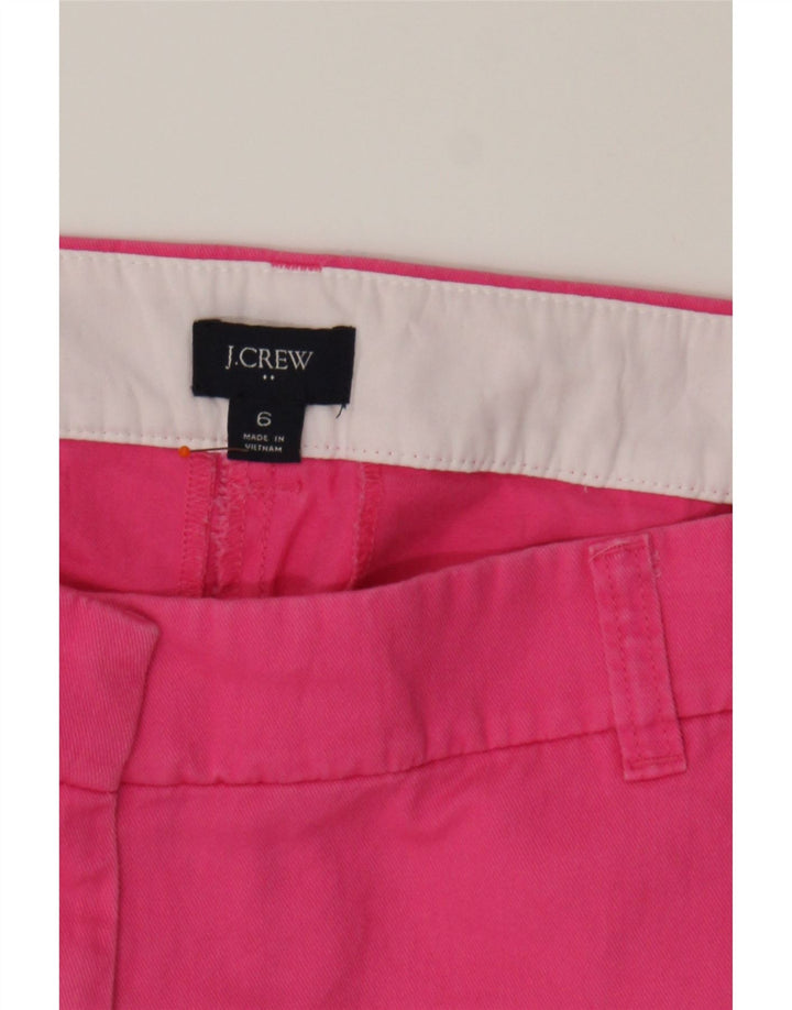 J. CREW Womens Chino Shorts US 6 Medium W30 Pink Cotton Vintage J. Crew and Second-Hand J. Crew from Messina Hembry 