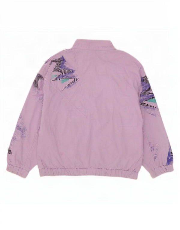 Giacca da tuta oversize da donna Maser M US 10 Large Purple Geometric