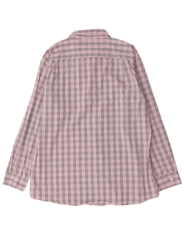 Camicia da uomo Lee XL in cotone a quadri viola