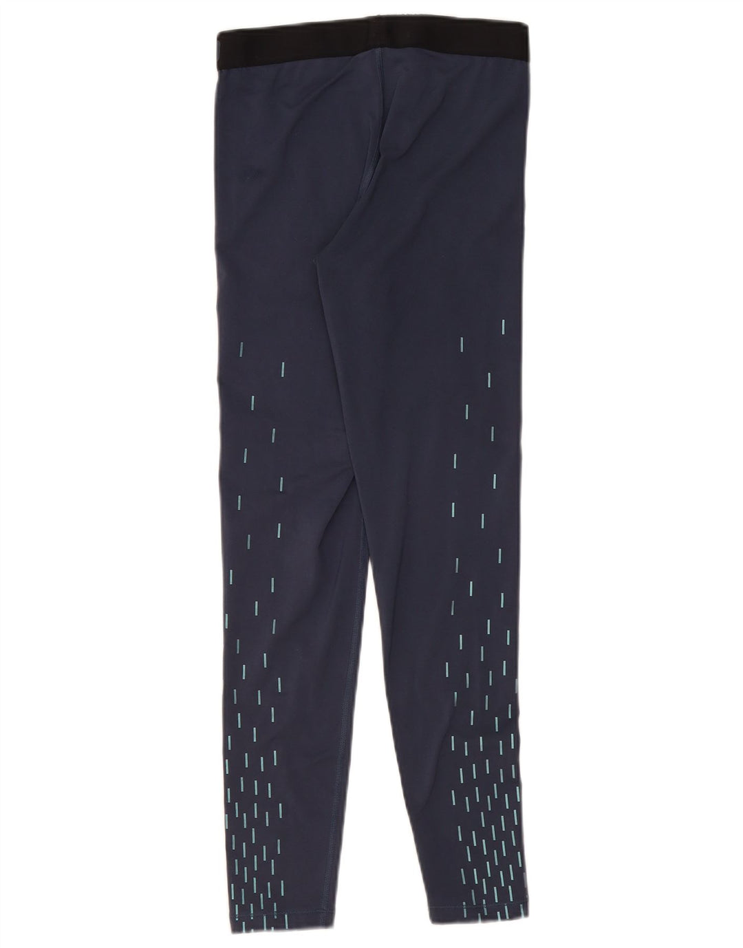 Leggings grafici Nike Dri Fit da donna UK 12 medio blu navy geometrico