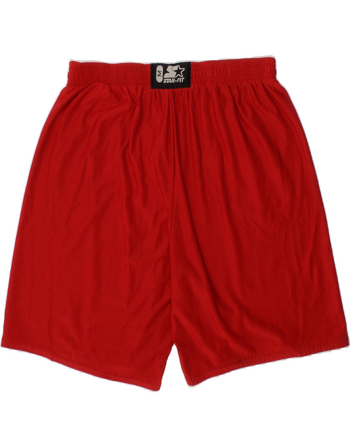 STARTER Boys Sport Shorts 8-9 Years Medium Red Polyester Vintage Starter and Second-Hand Starter from Messina Hembry 
