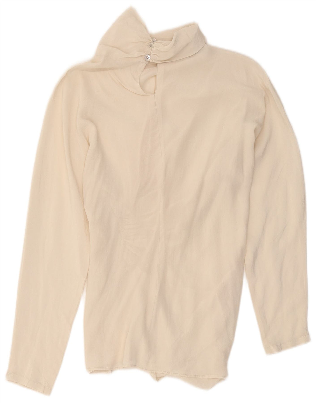 Pancaldi & B Camicetta da donna Top UK 10 Small Off White Seta